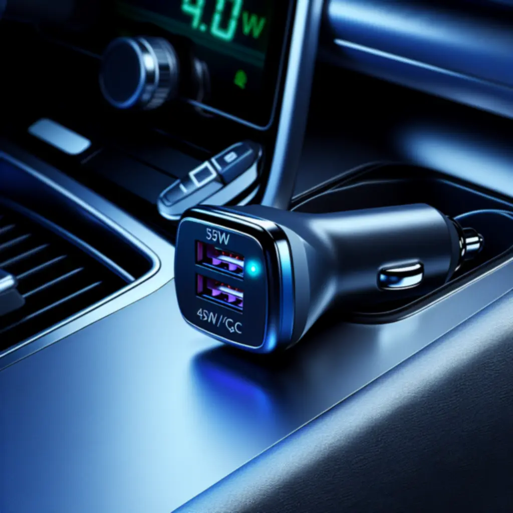 Ładowarka USB-C PD 45W do gniazda zapalniczki