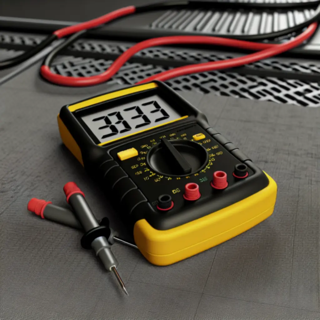 Multimetr cyfrowy do diagnostyki samochodowej