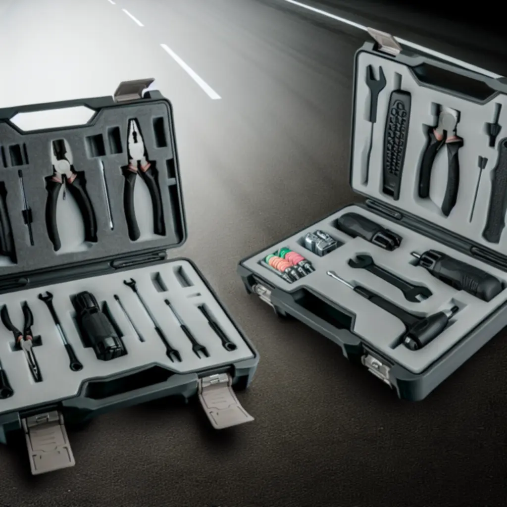 Zestaw startowy kierowcy w kufrze