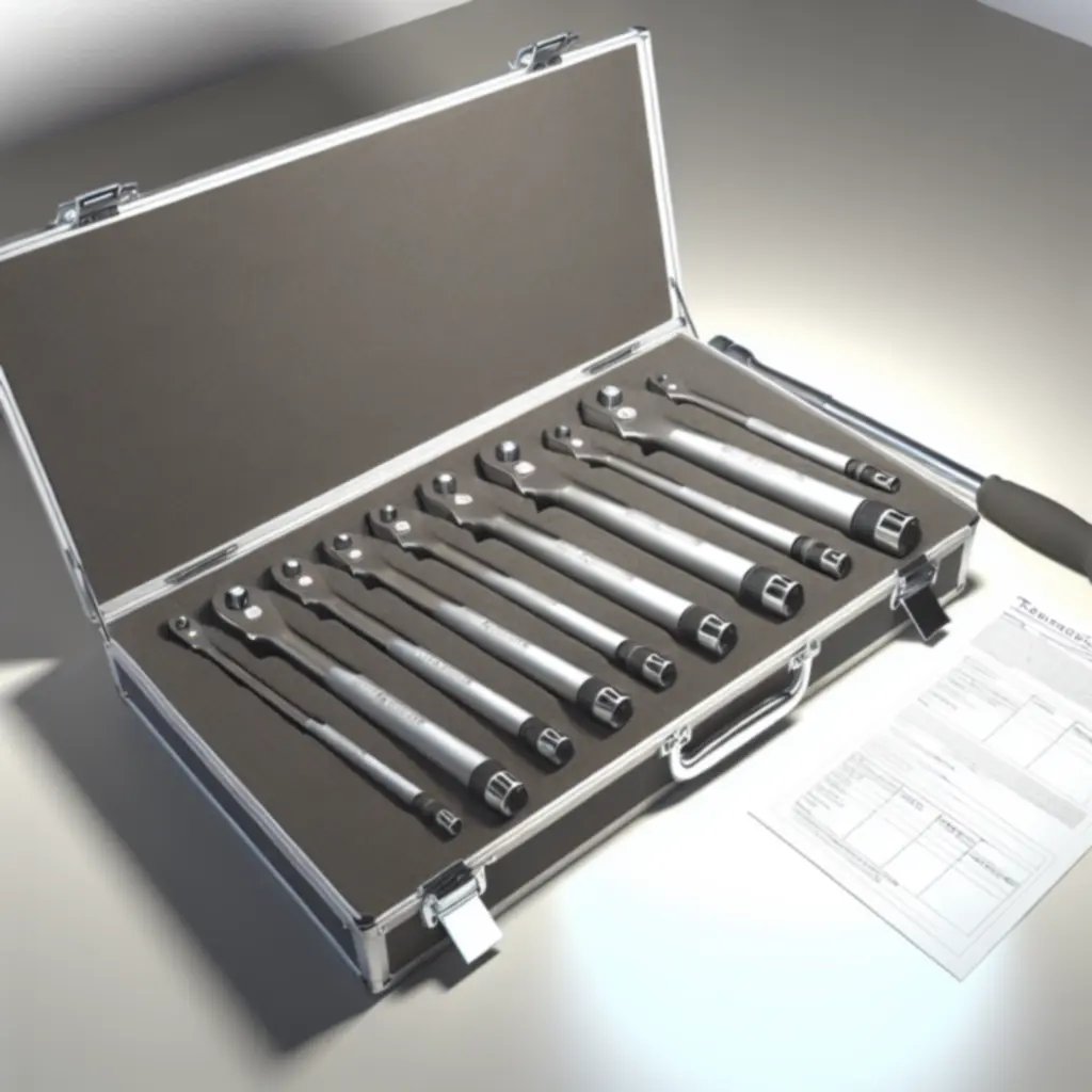 Zestaw kluczy dynamometrycznych do silników